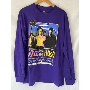 Boyz N The Hood South Central Increase The Peace Purple Long Sleeve Sz L / XL